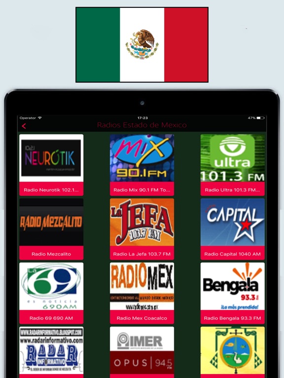 México Radios - Emisoras de Radio Mexicanas FM AM screenshot 2