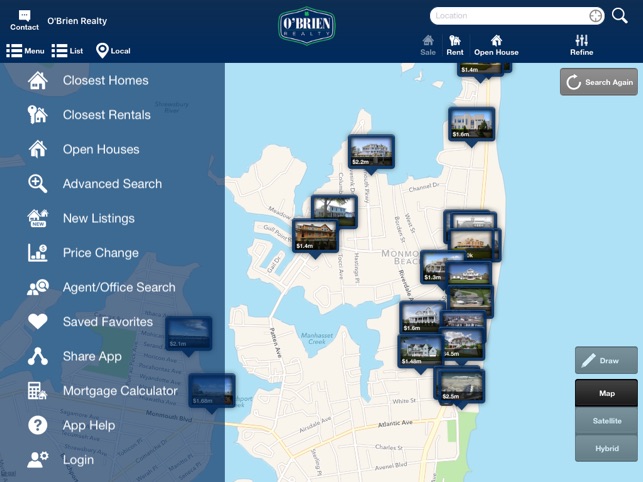 O'Brien Realty for iPad