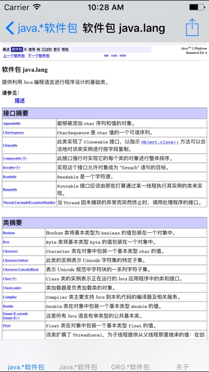 Java Standard Edition 7 API Specification 中文版