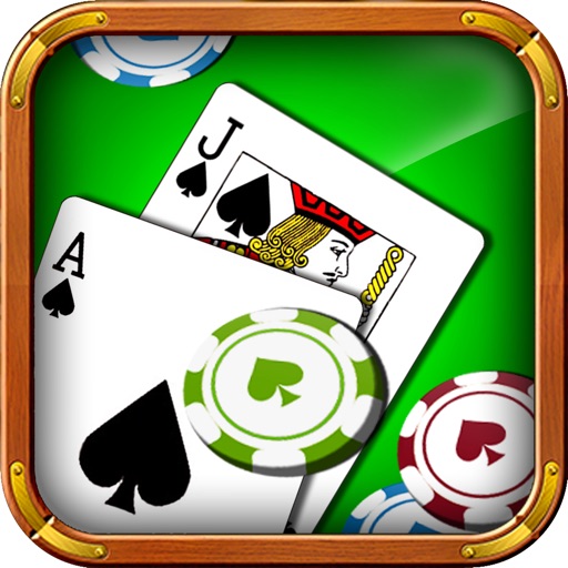 Unlimited Chips Blackjack 21 - Casino Cards Games Icon
