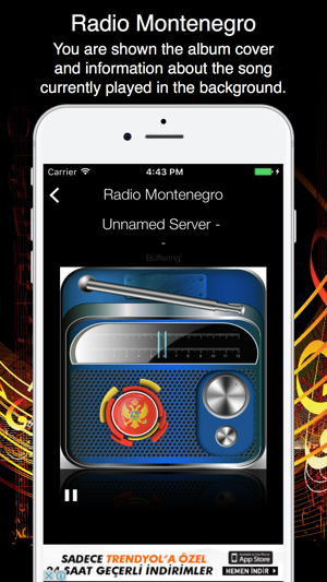 Radio Montenegro - Live Radio Listening(圖2)-速報App