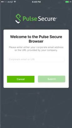 Screenshot 5 Pulse Secure Access Browser iphone