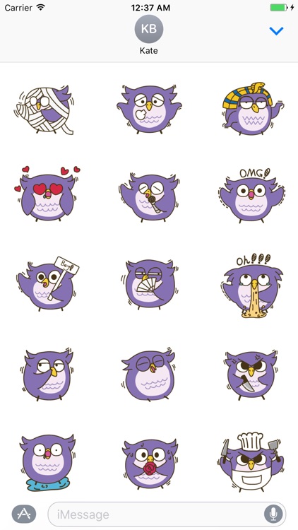 Cute Owl - Fc Sticker