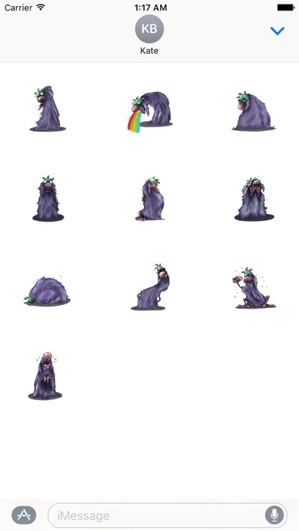 Funny Monster Stickers