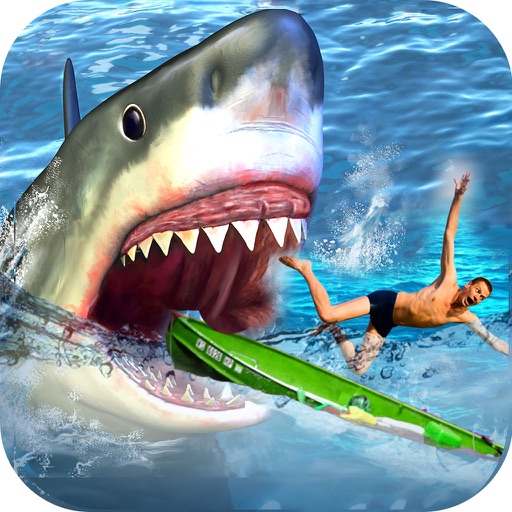 Real Fishing Adventure : Super Shark Attack Game-s