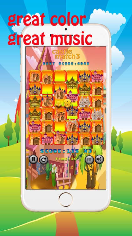 Castle Match3 Games - matching pictures for kids screenshot-4