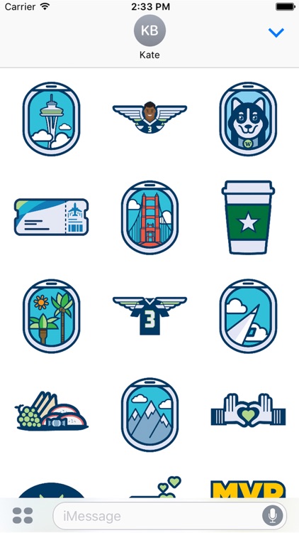 Alaska Airlines Stickers