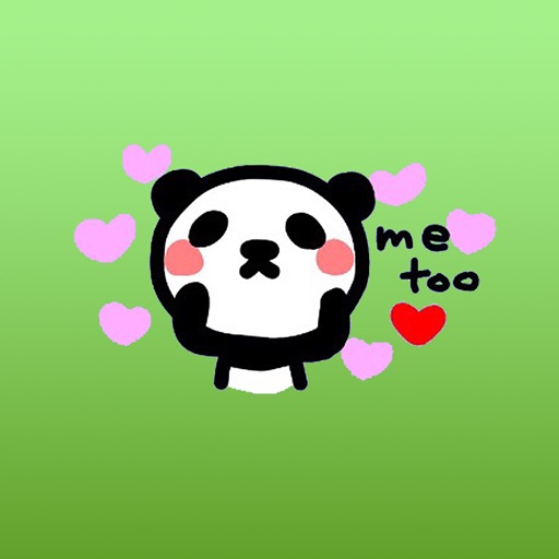 Eddie the cute panda in daily life stickers