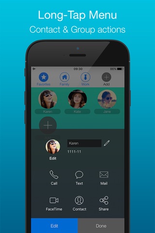 GoDial - Speed Dial/Call, Group Text, Group Email screenshot 2