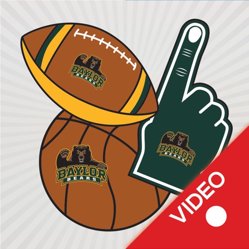 Baylor Bears Animated Selfie Stickers icon