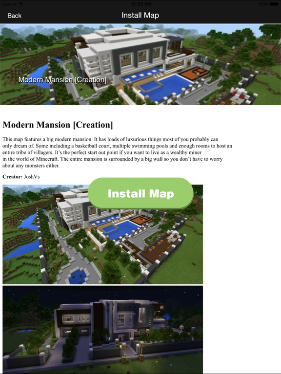 FREE Mansion & City Maps For Minecraft PE MCPEのおすすめ画像2