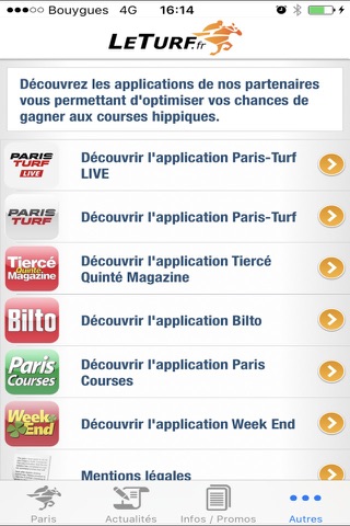 LETURF - Placez vos paris sur les courses screenshot 3