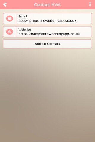 Hampshire Wedding App screenshot 4