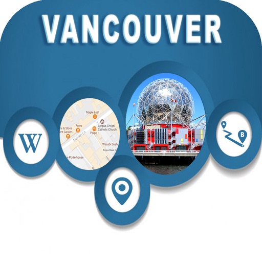 Vancouver Canada City Offline Map Navigation EGATE icon