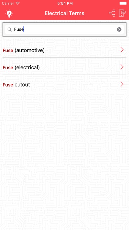 Electrical Terminology