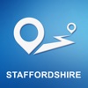 Staffordshire, UK Offline GPS Navigation & Maps