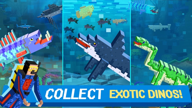 Sea Jurassic Craft - Dino & Shark Tiny World games