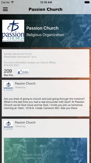 Passion Church MO(圖2)-速報App