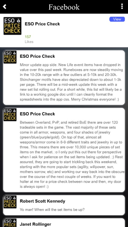 ESO Price Check