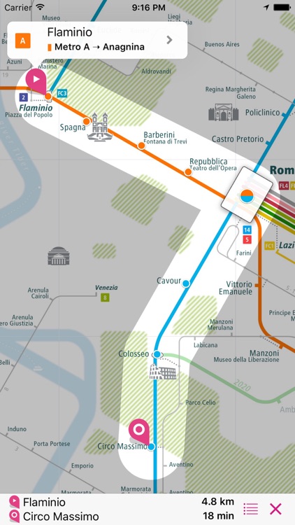 Rome Rail Map