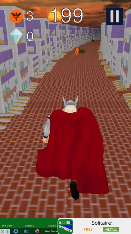 3D Action Run for Thor Fans