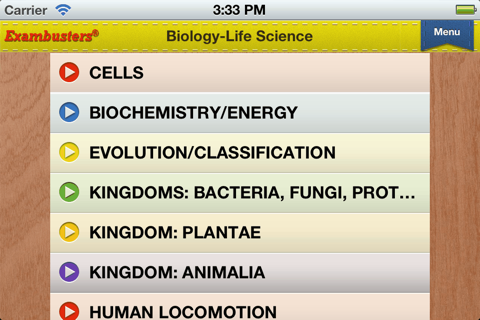 MCAT Prep Biology Flashcards Exambusters screenshot 3