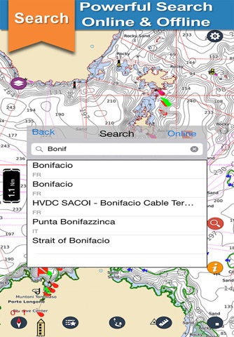 Strait of Bonifacio GPS Charts screenshot 3