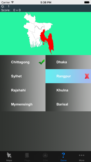 Bangladesh Division Maps and Quiz(圖2)-速報App