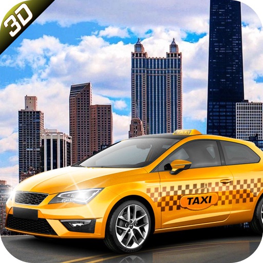 Taxi Cab Driving Sim 3D icon