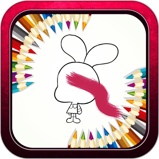 Color Book Game for Gumball Drop Version iOS App