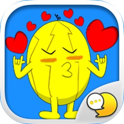 Melonman V.3 Stickers Emoji Keyboard By ChatStick