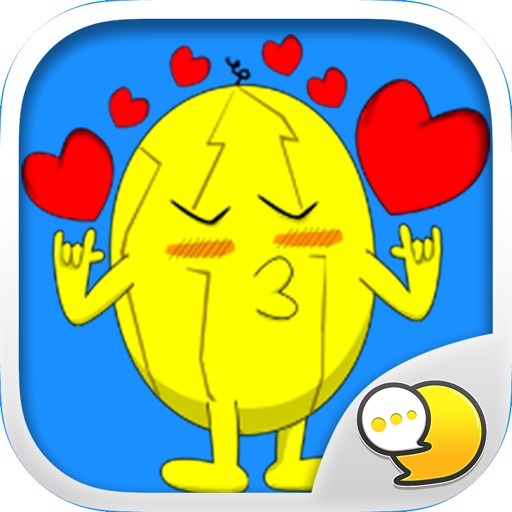 Melonman V.3 Stickers Emoji Keyboard By ChatStick icon