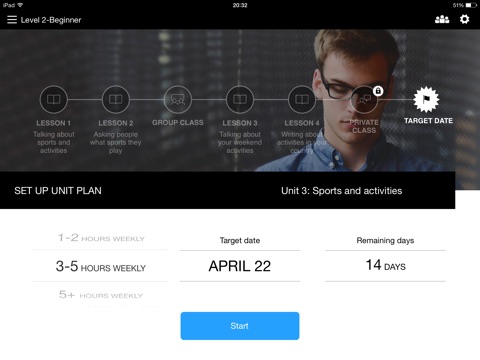 EF English Live for iPad screenshot 2