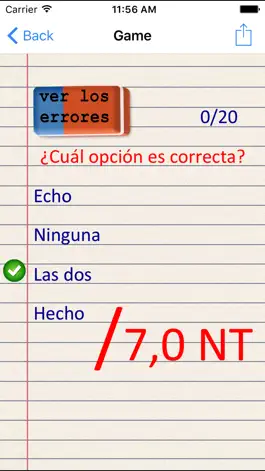 Game screenshot ¡Escribién! Spanish word quiz hack