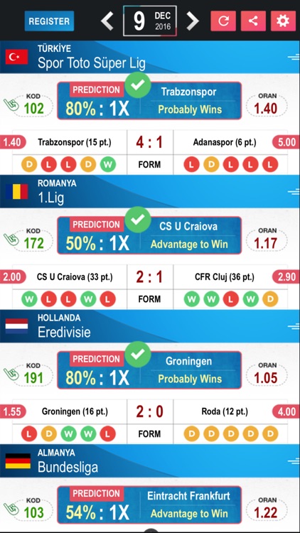 Tips Betting Prediction Results - Football LE screenshot-1