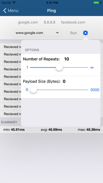 ARINCDirect Network Analyzer