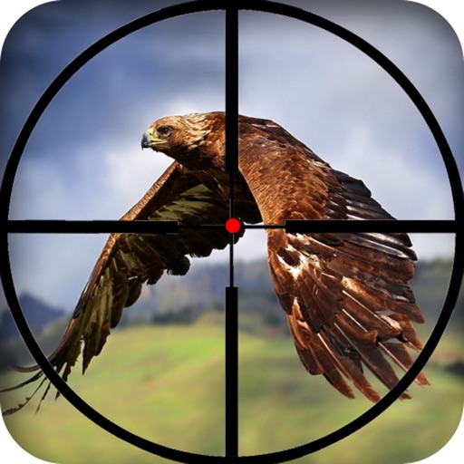 Boscage bird hunting: Wildlife sniper shooter icon