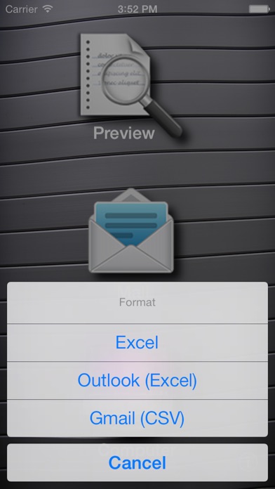 ExcelContacts Backup ... screenshot1