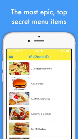 Fast Food Secret Menu Guide(圖2)-速報App