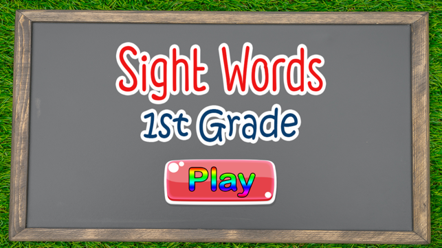 Sight Words 1st Grade Flashcard