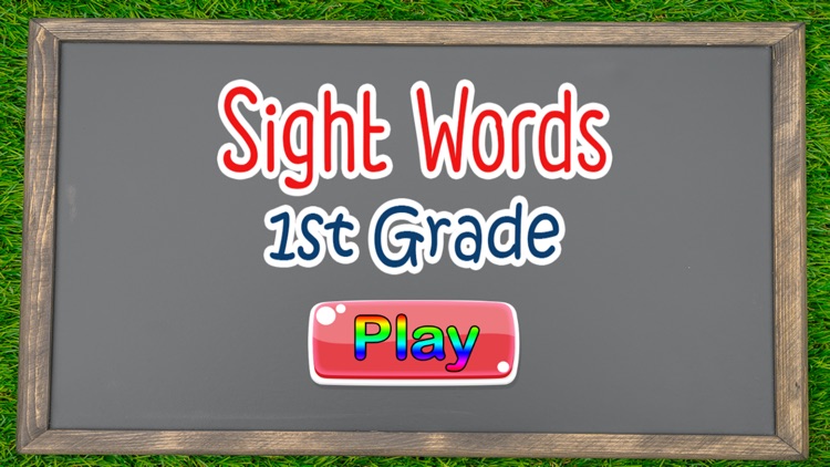 Sight Words 1st Grade Flashcard