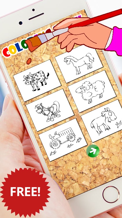 Fram Animal Coloring Page free for kids