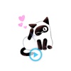 Fabulous Kitty Animated - GIF Stickers