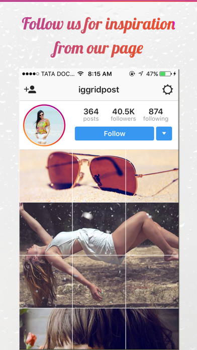 IG Grid Post - Crop Your Photos For Insta Profile screenshot 4