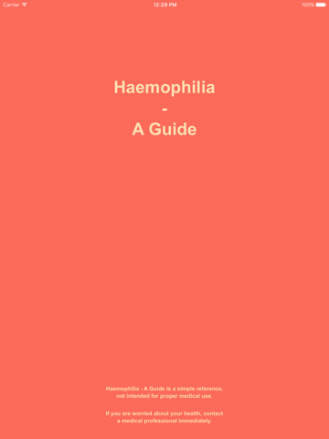 Haemophilia - A Guide screenshot 3