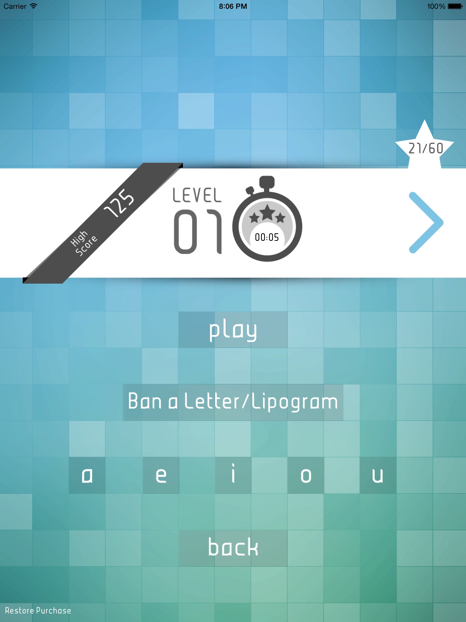 AnyWord Xword screenshot 2