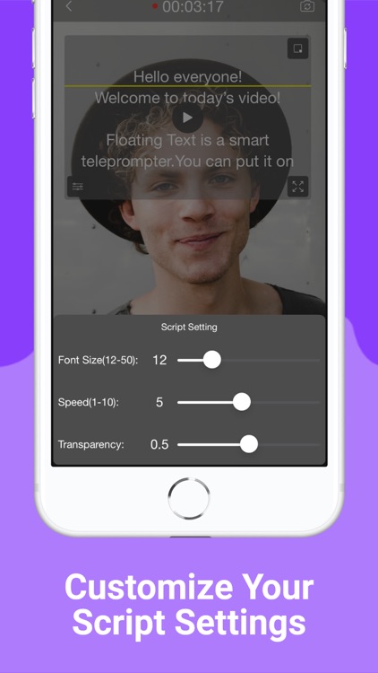 Teleprompter - Floating Text