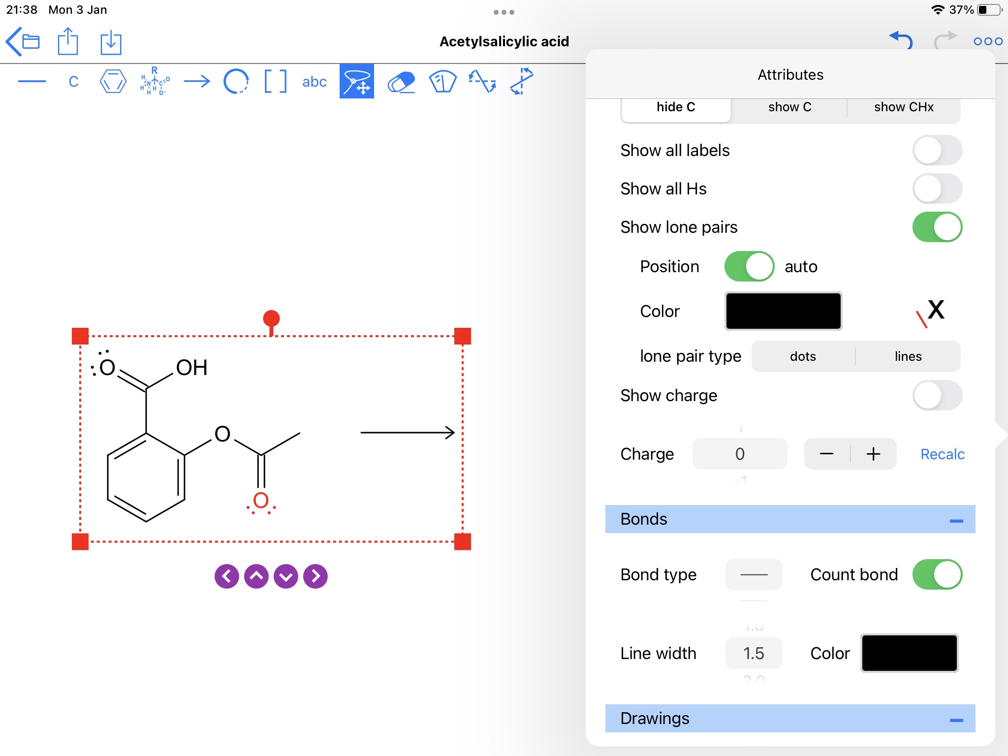 MoleculeSketch screenshot 3
