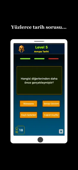 Game screenshot Tarih Bilgi Yarışması - Online mod apk