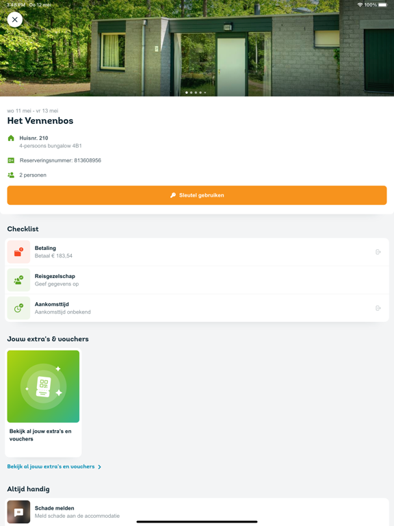 Landal GreenParks App iPad app afbeelding 3